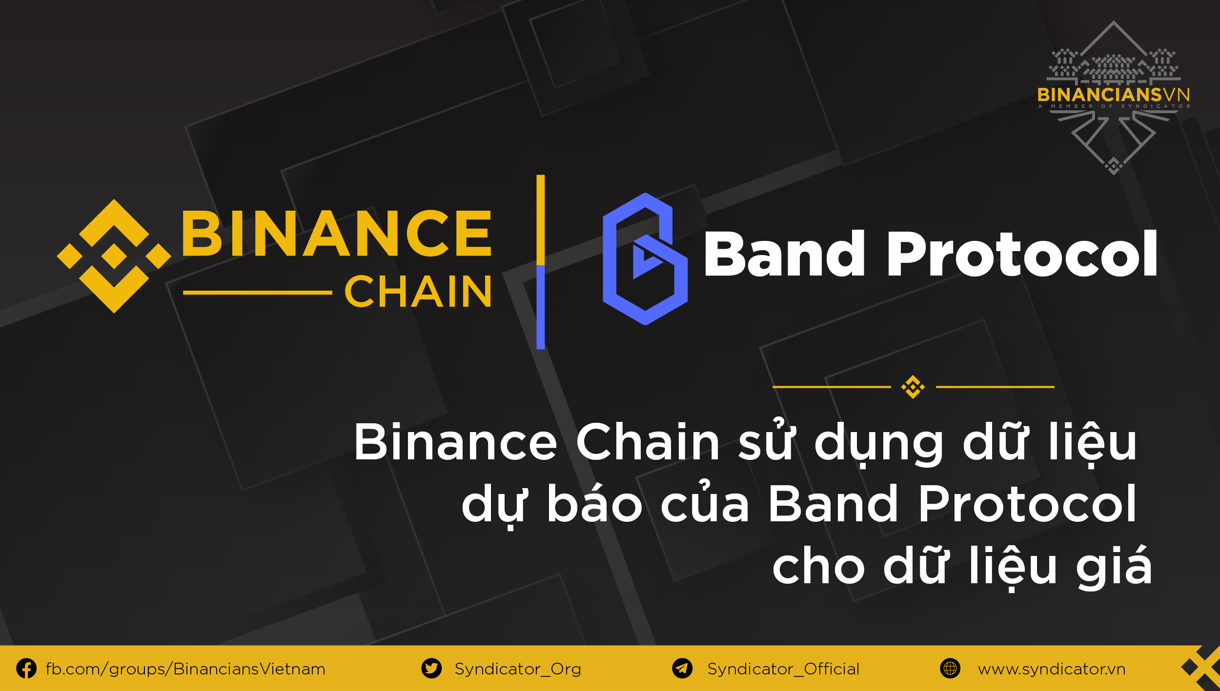 Binance Chain sử dụng dữ liệu dự báo của Band Protocol cho ...