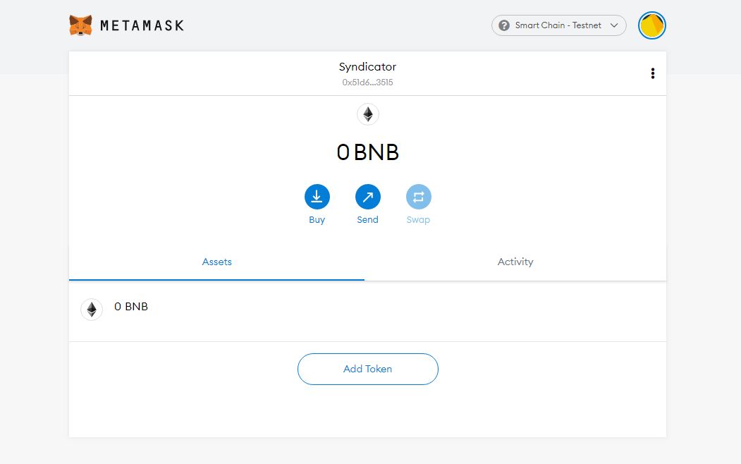 Hướng dẫn kết nối ví MetaMask với Binance Smart Chain - sử dụng Metamask - nhận BNB - BNB airdrop - syndicator